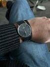 Customer picture of Junghans Men's Milano Mega Solar Black Leather / Milanese Set 56/4220.00