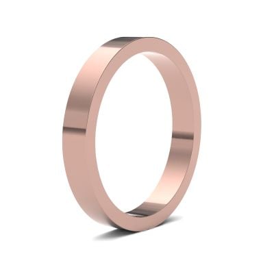 James Moore Wedding Ring  | 3mm | Medium | Size Flat | AG_3LMF-18R AG_3LMF-18R