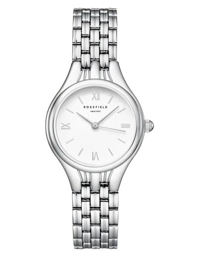 Rosefield MUWSSS-MU02 Ladies Muse White Dial Silver Coloured Watch