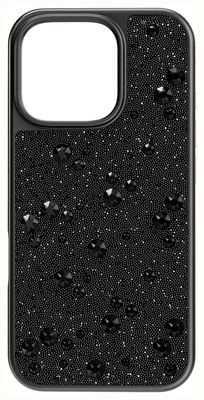 Swarovski High Smartphone Case - Black Scattered Design (iPhone® 16 Pro) 5698926