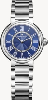 Maurice Lacroix Fiaba Round - Diamond Set (33mm) Blue Dial / Stainless Steel FA1306-SS002-410-1