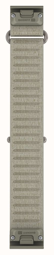 Garmin QuickFit Bands (20mm - Short) Olive Grey ComfortFit Fabric - Strap Only 010-14506-18 - alternate view 2