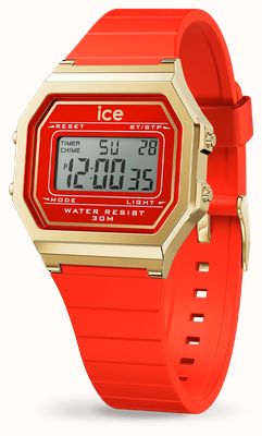 Ice-Watch ICE Digit Retro Red Passion (32mm) Red Digital Dial / Red Silicone Strap 022070