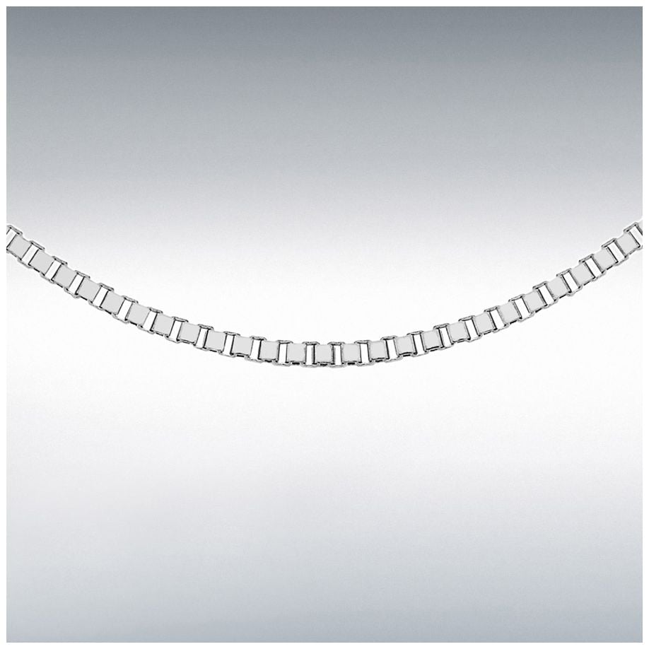 James Moore & Co 8.19.6907 Sterling Silver Unisex 2.6mm Box Jewellery