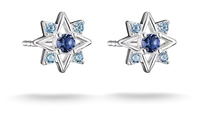 Thomas Sabo H2380-166-1 Star Stud Earrings with blue stones Jewellery