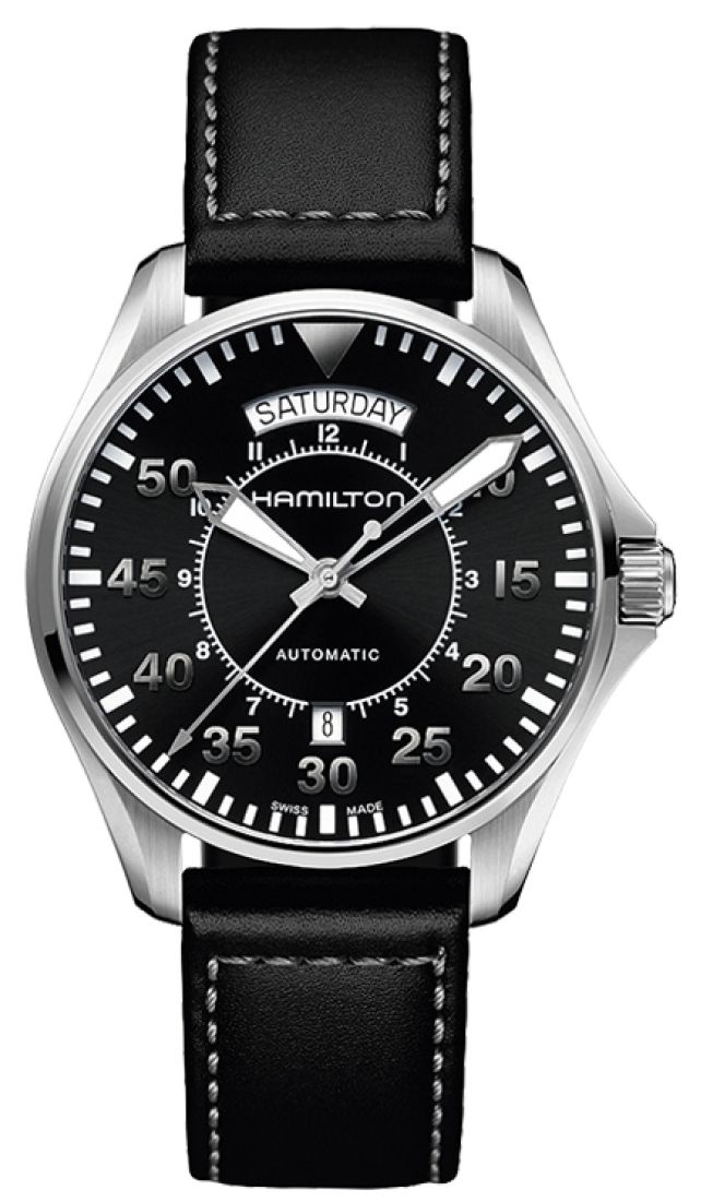 Hamilton H64615735 Khaki Aviation Pilot Day-Date Automatic ( Watch