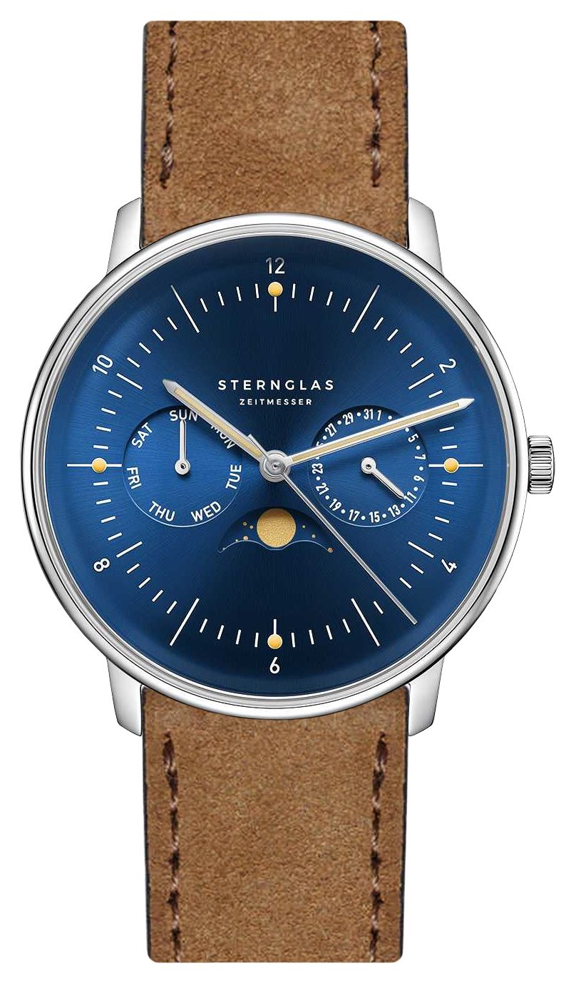 STERNGLAS S01-NM06-WL01 Naos Moonphase Quartz (38mm) Watch