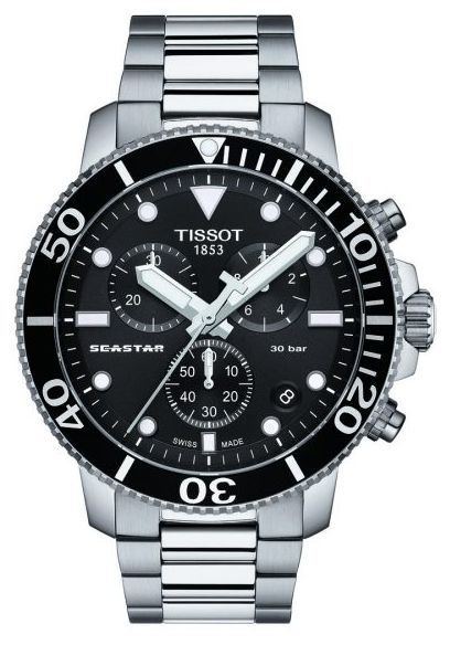 Tissot T1204171105100 Men's Seastar 1000 Quartz Chronograph Watch