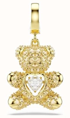 Swarovski Idyllia Charm Mixed cuts, Teddy, 18k Gold Finish 5743147