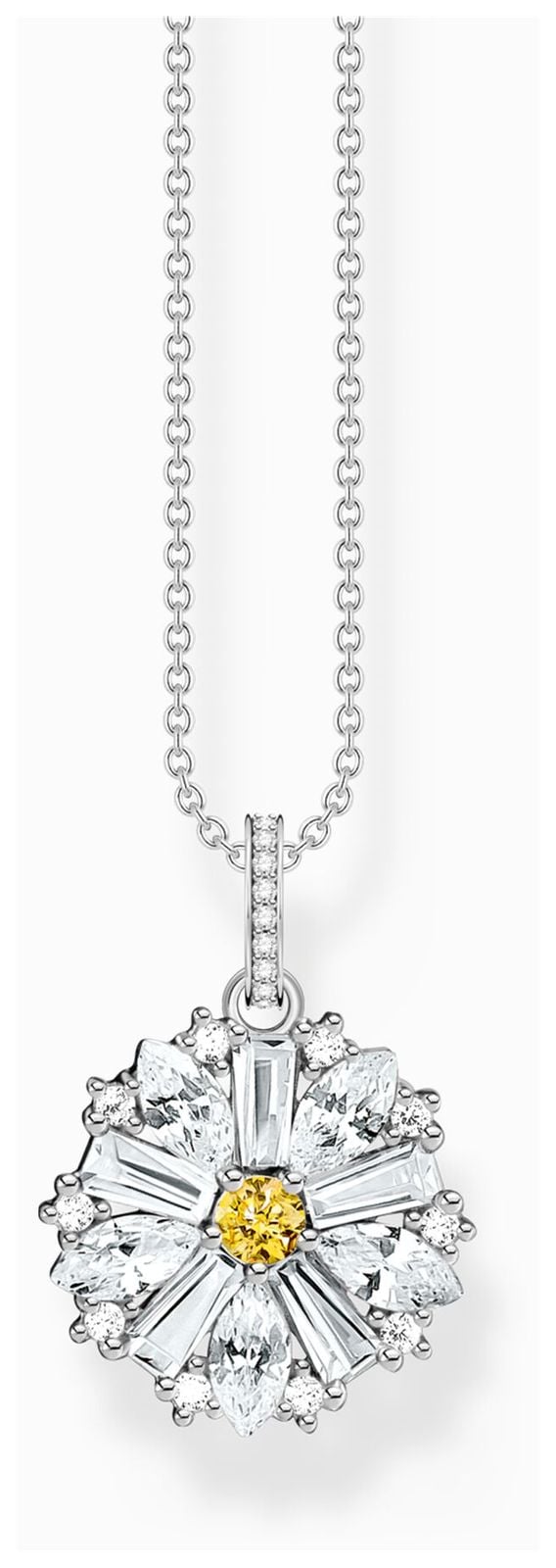 Thomas Sabo KE2086-051-4-L45V Silver Lovely Daisy Flower Jewellery