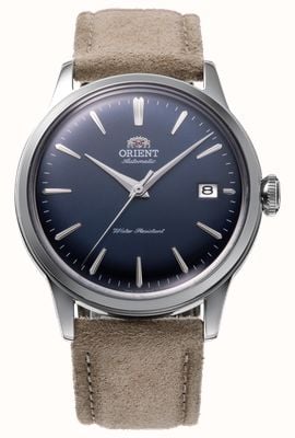 Orient Bambino Automatic (38mm) Blue Dial / Brown Leather Strap RA-AC0M12L30B