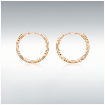 IBB 9ct 13mm Rose Gold Sleepers 5.51.2379