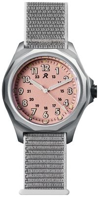 RZE Urbanist Solar (36mm) Bubblegum Pink Dial / Grey GP Elastic Strap URB-36-BG
