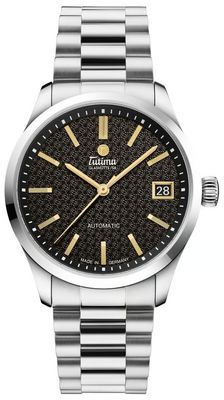 Tutima Glashütte Sky Automatic (34mm) Black Dial / Stainless Steel Bracelet 6705-10