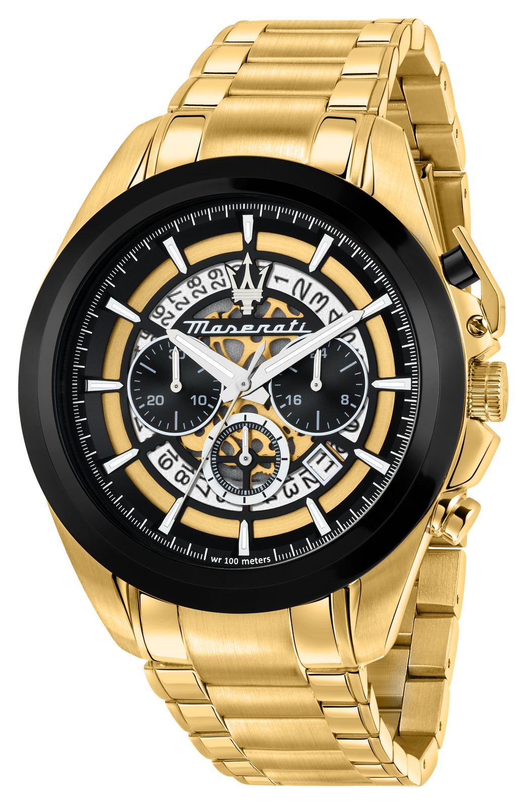 Maserati R8873612058 Men's Traguardo (45mm) Skeleton Watch