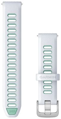 Garmin Quick Release  Strap Only (18mm) Whitestone/Tidal Blue, Silver Hardware 010-11251-A4