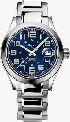 Ball Watch Company Engineer M Pioneer | 40mm | Limited Edition | Blue Dial | Stainless Steel Bracelet | Rainbow Tubes NM9032C-S2C-BE2