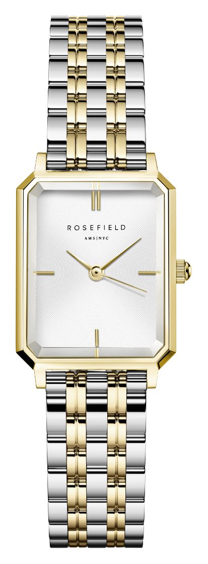 Rosefield OWDSG-062 Octagon XS (19.5mm) White Dial / Two- Watch