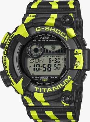 Casio Master-of-G Frogman Limited Edition (50.3mm) Digital Display / Black & Green Resin Band GW-8200TPF-1ER