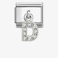 Nomination Classic Letter D Cubic Zirconia Charm 331818/04