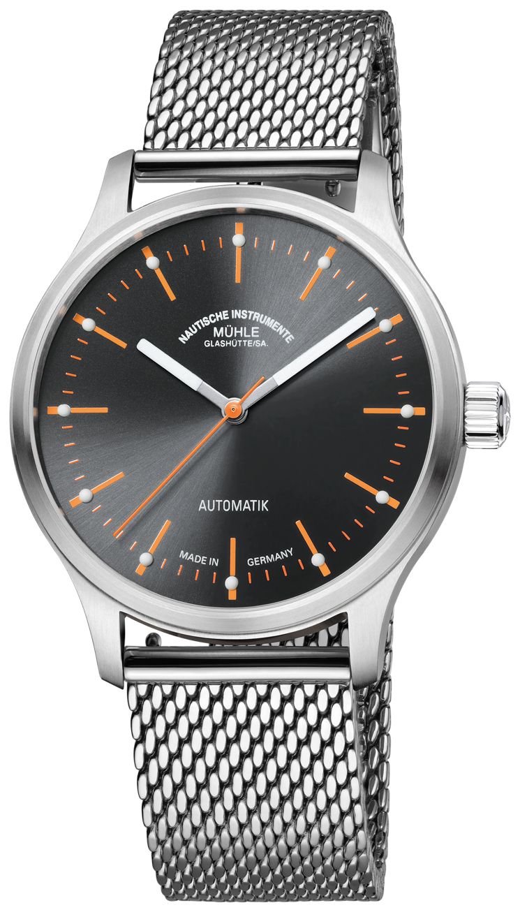 Mühle Glashütte M1-40-75-MB Panova Grey Automatic (40mm) Watch