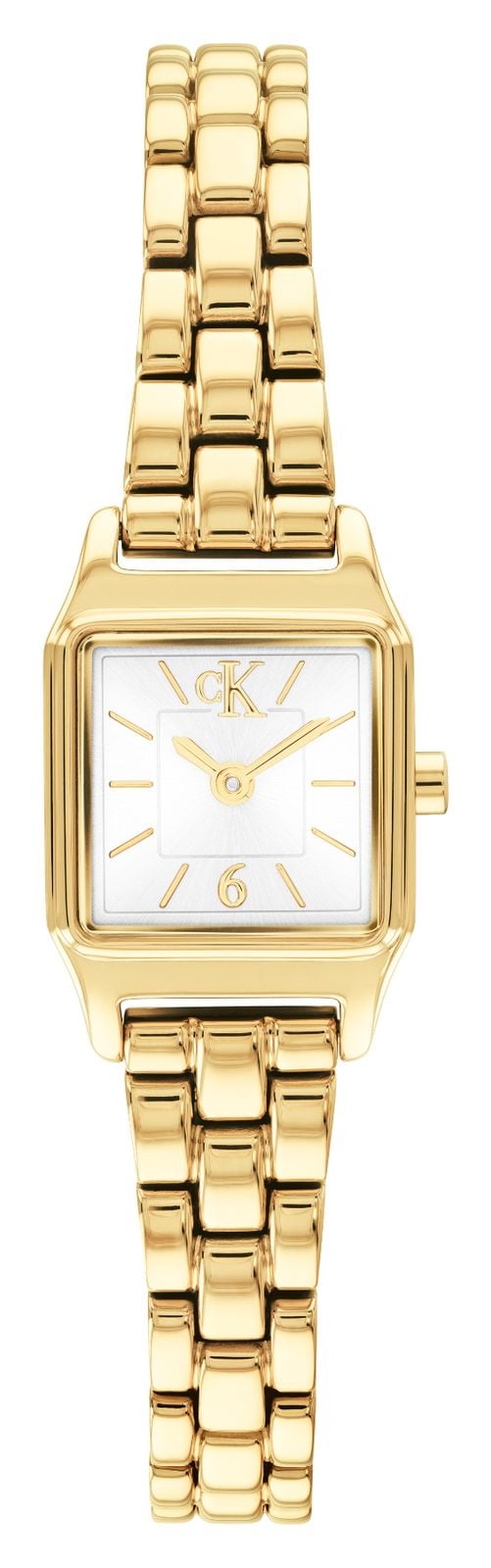 Calvin Klein 25100233 Soft Form (16mm) White Dial / Gold PVD Watch