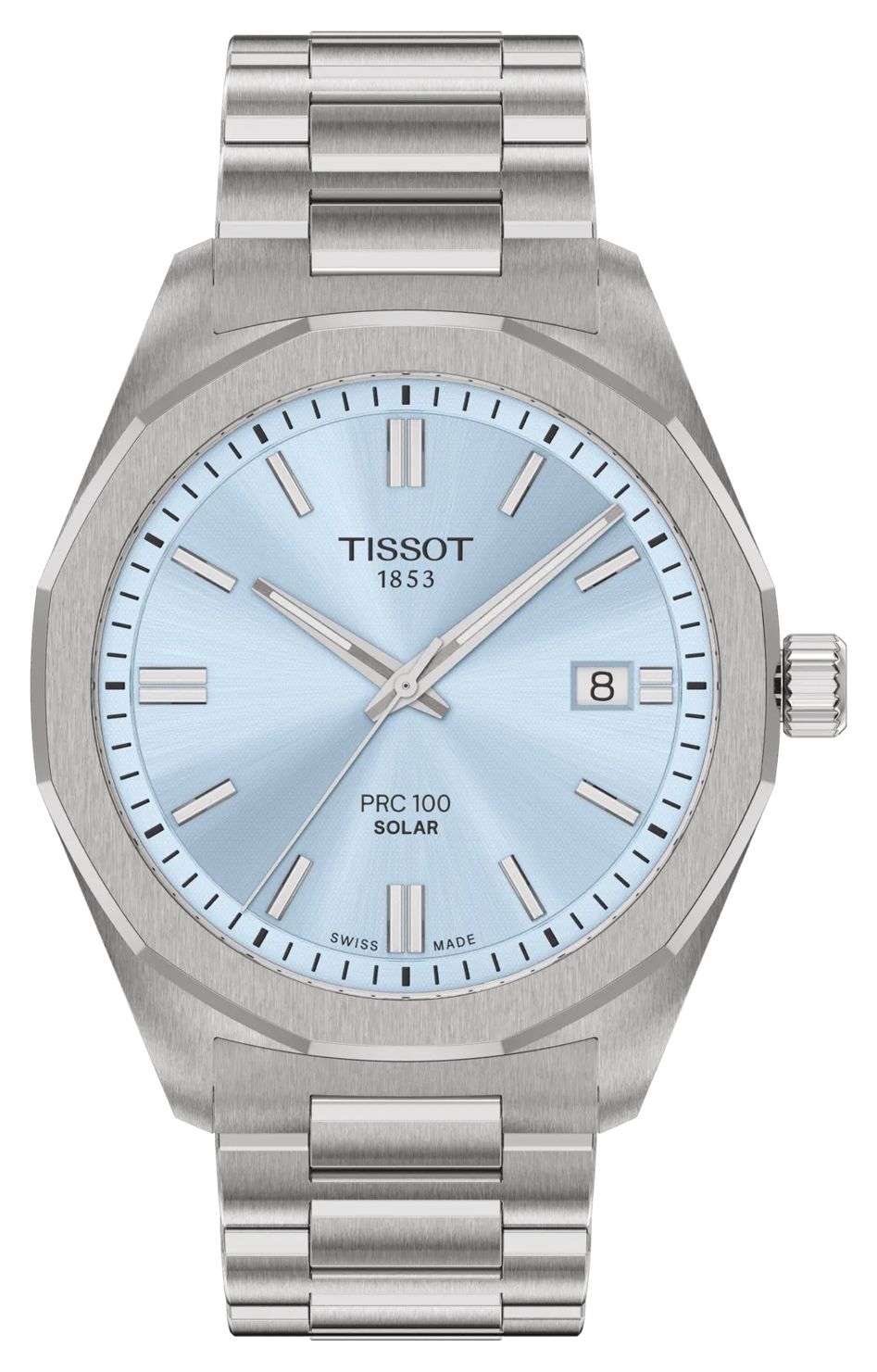 Tissot T1514221135100 PRC 100 Solar (39mm) Light Blue Dial Watch