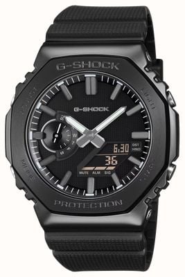 Casio G-Shock G-Steel 2100-Series Luxe Black (44.4mm) Black Dial / Black Bio-Based Resin Band GM-2100LXB-1AER
