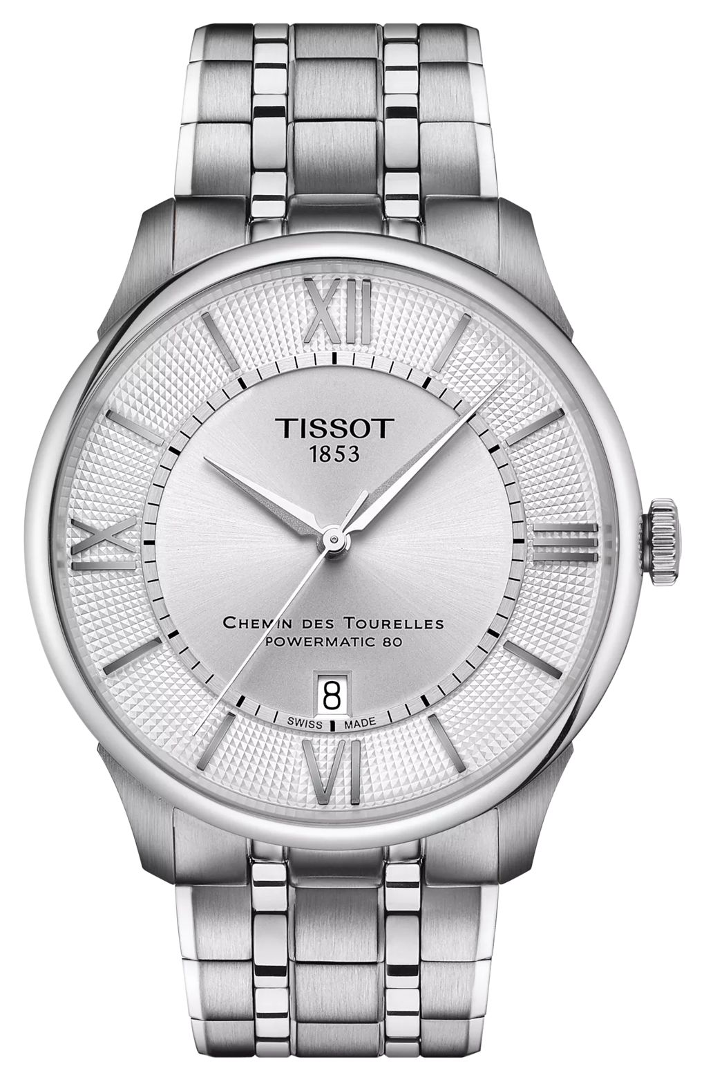 Tissot T1394071103800 Chemin Des Tourelles (42mm) Silver Watch