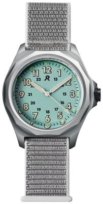 RZE Urbanist Solar (36mm) Azure Blue Dial / Grey GP Elastic Strap URB-36-AB