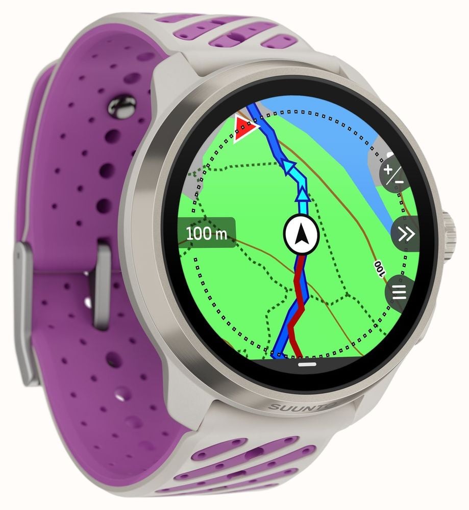 Suunto RACE 3S Titanium AMOLED Multisport Performance Watch (49mm) Orchid SS051647000 - alternate view 5
