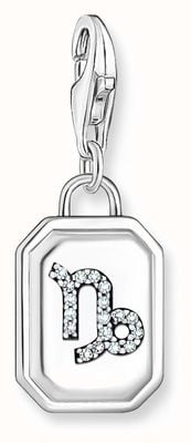 Thomas Sabo Silver Charm Pendant Zodiac Sign Capricorn With Zirconia 2152-643-21