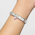 Nomination Classic Pink Glitter Unicorn Steel Charm 331805/20 - alternate view 2