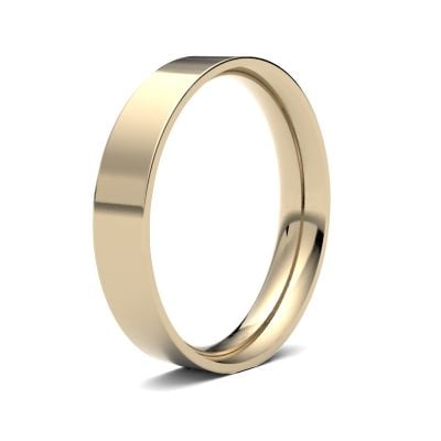 James Moore Wedding Ring  | 4mm | Medium | Size Flat Court | AG_4LME-18Y AG_4LME-18Y