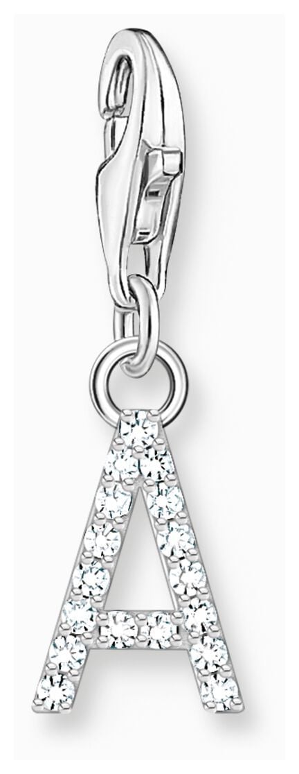 Thomas Sabo 1938-051-14 Charm Pendant Letter A With White Jewellery