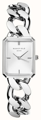 Rosefield Studio Edition - Octagon XS (19.5mm) White Dial / Stainless Steel Bracelet SWSSS-O56