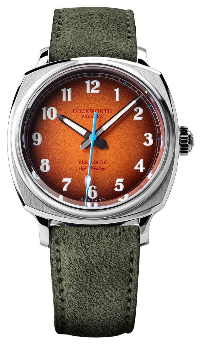 Duckworth Prestex D891-05-L Verimatic (39mm) Orange FumÃ© Watch