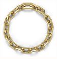 Olivia Burton Honeycomb Geo Gold Plated Chain Link Bracelet 24100611