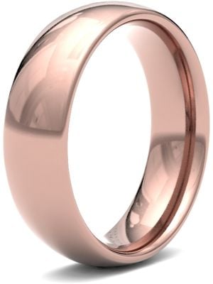 James Moore Wedding Rings | 9ct Rose Gold | 6mm | Medium | Traditional Court | AG_6GMC-9R