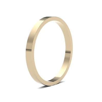 James Moore Wedding Ring  | 2mm | Light | Size Flat | AG_2LLF-9Y AG_2LLF-9Y