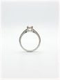 0.49ct Pear Natural Diamond 18ct White Gold Solitaire Ring FCD00402 - alternate view 3