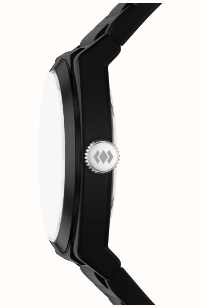 Fossil Everett 42 mm Black Rubber Strap FS6175 - alternate view 3