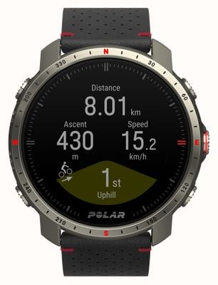 Polar Grit X Pro Titan Premium GPS Outdoor Multisport Training Watch (M-L) 90085777
