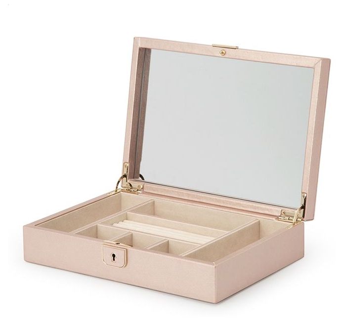 WOLF 213216 Palermo Rose Gold Medium Flat Jewellery Box