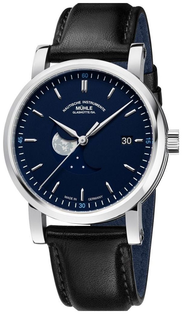 MÃ¼hle GlashÃ¼tte M1-44-62-LB Teutonia IV BlueMoon With Watch