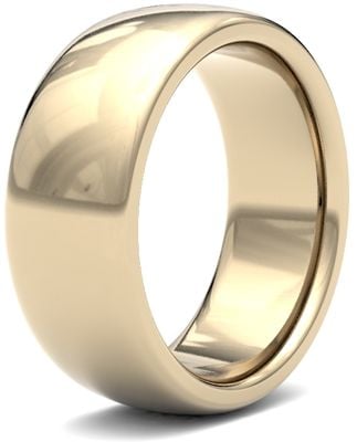 James Moore Wedding Rings | 9ct Yellow Gold | 8mm | Heavy | Premium Court | AG_8LHP-9Y