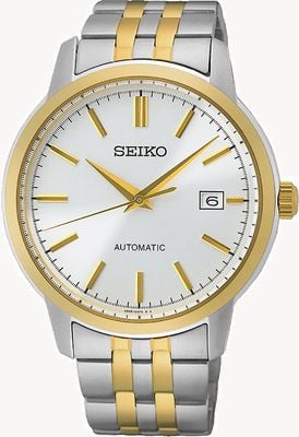 Seiko Mens Automatic Two Tone Bracelet Dress Watch SRPH92K1