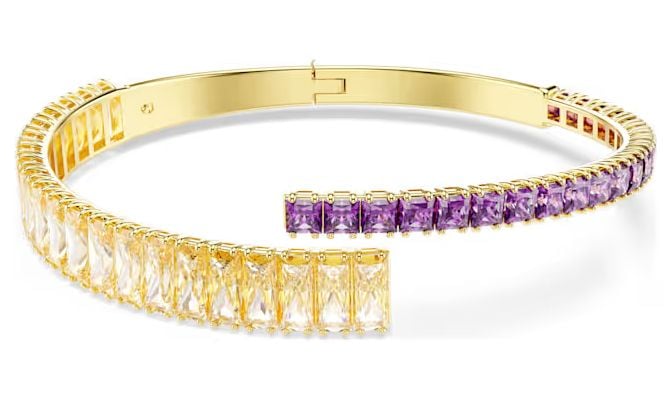 Swarovski 5731050 Matrix bangle, Mixed cuts, Multicoloured, Jewellery