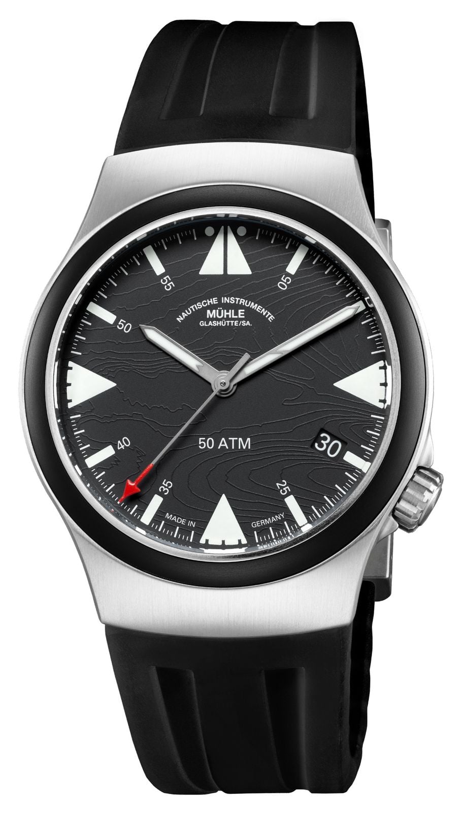 MÃ¼hle GlashÃ¼tte M1-51-03-2025-KB S.A.R. Mission-Timer 160 Watch