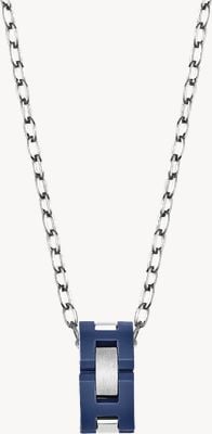 Herbelin Cap Camarat Necklace - Blue Sandblasted Ceramic And Brushed Stainless Steel - 8mm (One Size) CCC8CBAB
